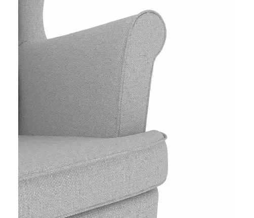 Šūpuļkrēsls Cloud Grey 74X90X102 Cm Audums Vidaxl