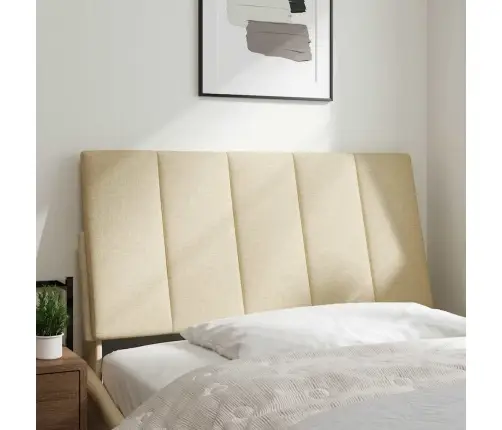 Galvgaļa Spilvens, Krēmkrāsas, 100 Cm, Audums Vidaxl