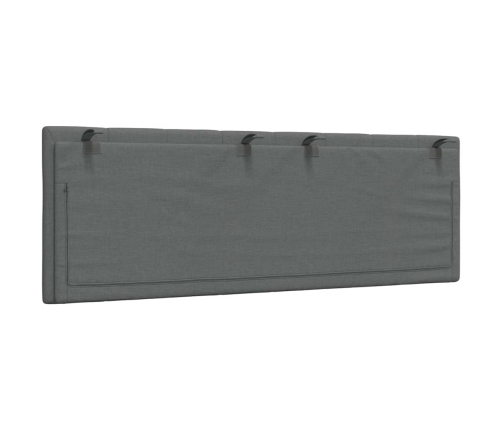 Galvgaļa Spilvens, Tumši Pelēks, 120 Cm, Audums Vidaxl