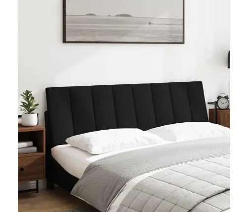 Galvgaļa Spilvens, Melns, 160 Cm, Audums Vidaxl Galvgaļa Spilvens, Melns, 160 Cm, Audums Vidaxl