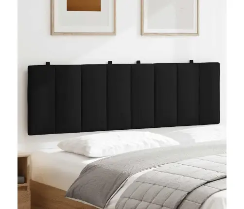 Galvgaļa Spilvens, Melns, 160 Cm, Audums Vidaxl Galvgaļa Spilvens, Melns, 160 Cm, Audums Vidaxl