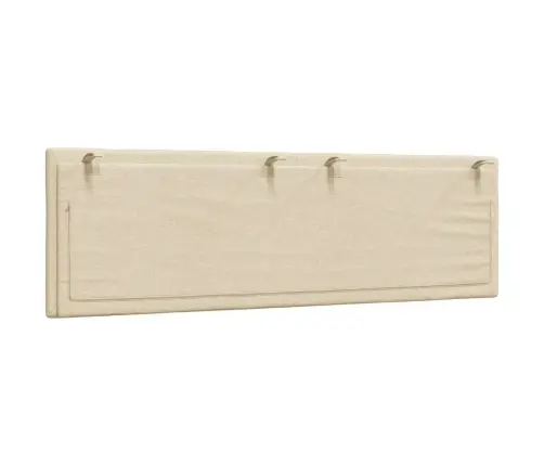 Galvgaļa Spilvens, Krēmkrāsas, 160 Cm, Audums Vidaxl