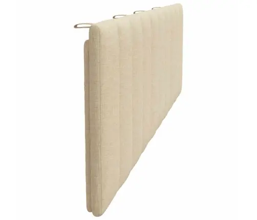 Galvgaļa Spilvens, Krēmkrāsas, 180 Cm, Audums Vidaxl