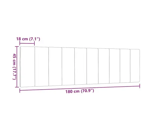Voodipeatsi Padi Hanko, Sinine, 180 cm Kangas