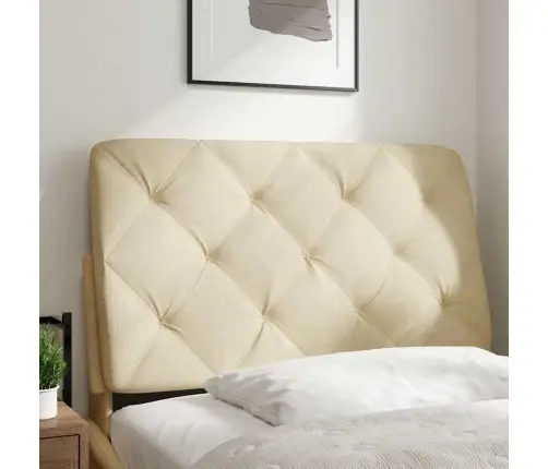 Galvgaļa Spilvens, Krēmkrāsas, 80 Cm, Audums Vidaxl