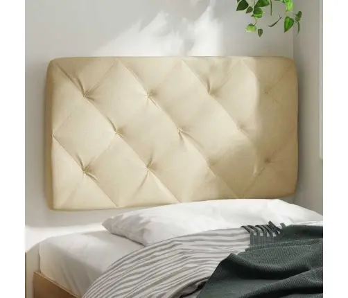 Galvgaļa Spilvens, Krēmkrāsas, 80 Cm, Audums Vidaxl