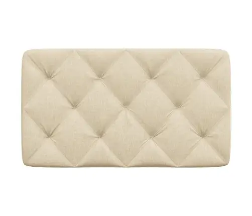 Galvgaļa Spilvens, Krēmkrāsas, 80 Cm, Audums Vidaxl