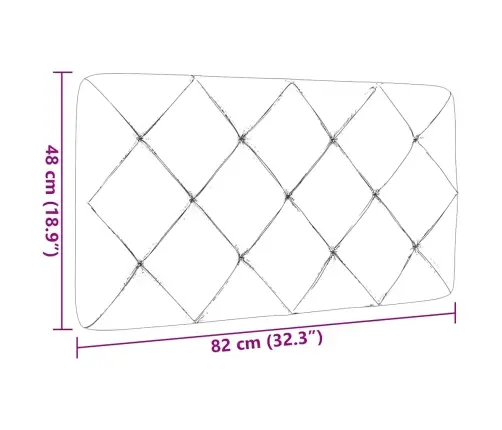 Galvūgalio Pagalvėlė, Mėlynos Spalvos, 80 cm Audinys