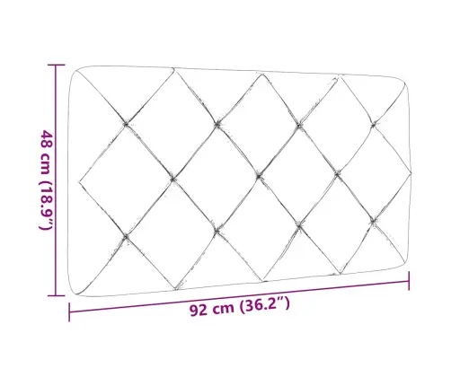 Galvgaļa Spilvens, Tumši Brūns, 90 Cm, Audums Vidaxl Galvgaļa Spilvens, Tumši Brūns, 90 Cm, Audums Vidaxl