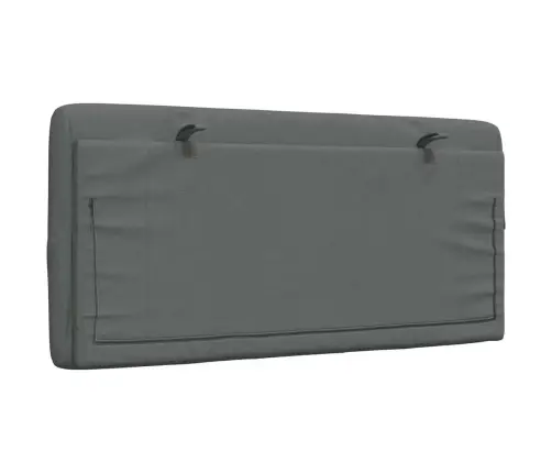 Galvgaļa Spilvens, Tumši Pelēks, 100 Cm, Audums Vidaxl