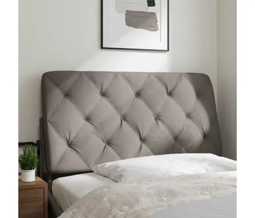 Galvgaļa Spilvens, Pelēkbrūns, 100 Cm, Audums Vidaxl