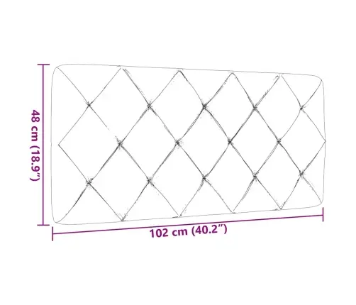Galvgaļa Spilvens, Pelēkbrūns, 100 Cm, Audums Vidaxl