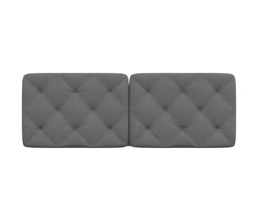 Galvgaļa Spilvens, Tumši Pelēks, 120 Cm, Audums Vidaxl