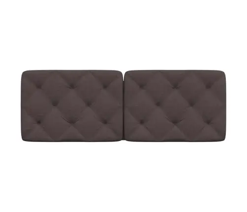 Galvgaļa Spilvens, Tumši Brūns, 120 Cm, Audums Vidaxl