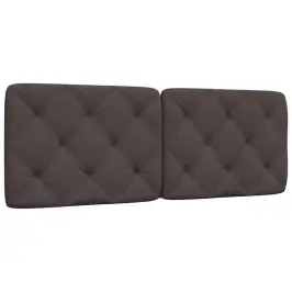 Galvgaļa Spilvens, Tumši Brūns, 140 Cm, Audums Vidaxl