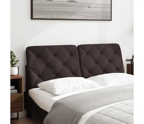 Galvgaļa Spilvens, Tumši Brūns, 140 Cm, Audums Vidaxl