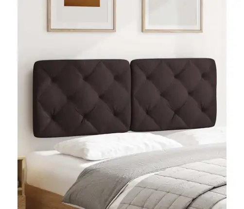 Galvgaļa Spilvens, Tumši Brūns, 140 Cm, Audums Vidaxl