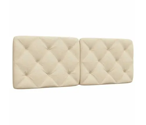 Galvgaļa Spilvens, Krēmkrāsas, 140 Cm, Audums Vidaxl