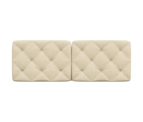 Galvgaļa Spilvens, Krēmkrāsas, 140 Cm, Audums Vidaxl