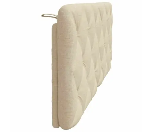 Galvgaļa Spilvens, Krēmkrāsas, 140 Cm, Audums Vidaxl