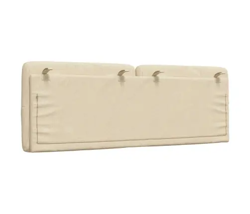 Galvgaļa Spilvens, Krēmkrāsas, 140 Cm, Audums Vidaxl