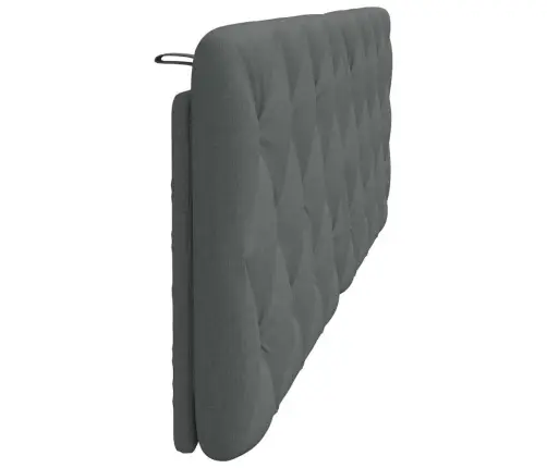 Galvgaļa Spilvens, Tumši Pelēks, 160 Cm, Audums Vidaxl