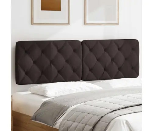 Galvgaļa Spilvens, Tumši Brūns, 160 Cm, Audums Vidaxl