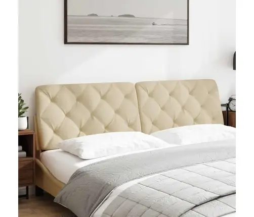 Galvgaļa Spilvens, Krēmkrāsas, 180 Cm, Audums Vidaxl