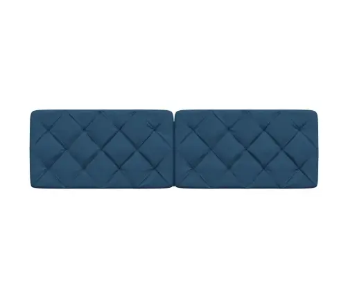 Galvgaļa Spilvens, Zils, 180 Cm, Audums Vidaxl Galvgaļa Spilvens, Zils, 180 Cm, Audums Vidaxl