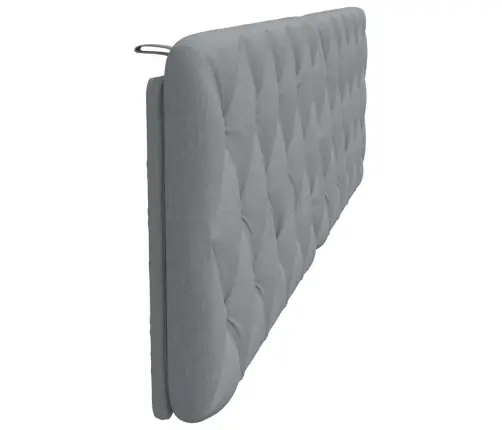 Galvgaļa Spilvens, Gaiši Pelēks, 200 Cm, Audums Vidaxl