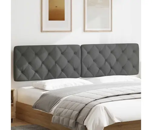 Galvgaļa Spilvens, Tumši Pelēks, 200 Cm, Audums Vidaxl