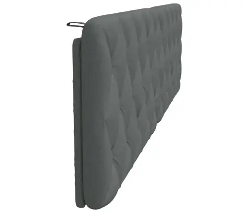 Galvgaļa Spilvens, Tumši Pelēks, 200 Cm, Audums Vidaxl