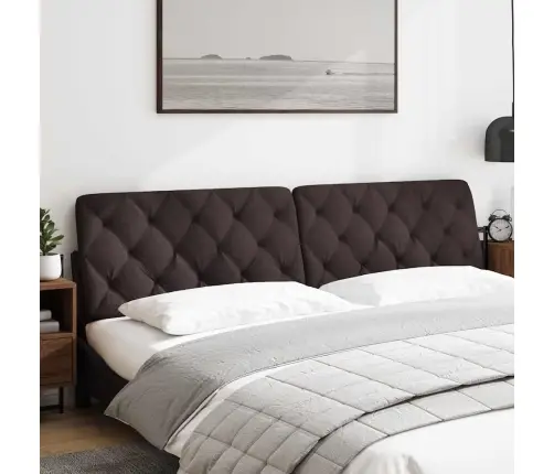 Galvgaļa Spilvens, Tumši Brūns, 200 Cm, Audums Vidaxl