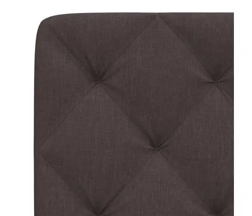 Galvgaļa Spilvens, Tumši Brūns, 200 Cm, Audums Vidaxl