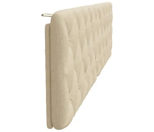 Galvgaļa Spilvens, Krēmkrāsas, 200 Cm, Audums Vidaxl