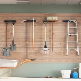 Sieniniai Sodo Įrankių Laikikliai, 4Vnt., Juodi, Plienas