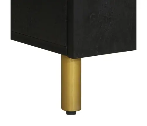 2-Daļīgs Vannasistabas Mēbeļu Komplekts, Melns, Koks Vidaxl