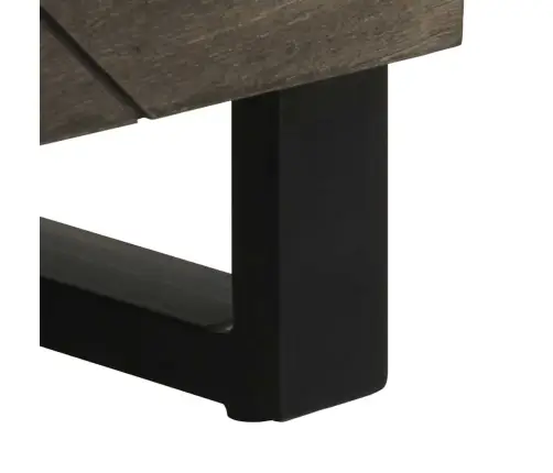 Puhvetkapid 2 Tk Must 60X33X75 Cm Täispuidust Mango