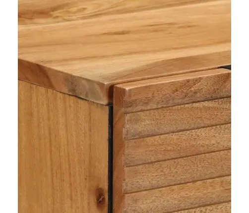 Skrūvju Skapji 2 Gab Brūns 60X33X75 Cm Masīvkoks Akācijas Vidaxl