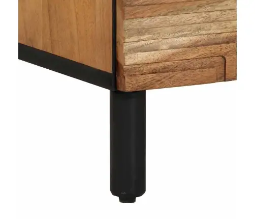 Skrūvju Skapji 2 Gab Brūns 60X33X75 Cm Masīvkoks Akācijas Vidaxl