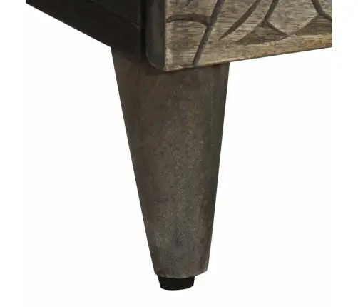 Puhvetkapid 2 Tk Helehall 60X33,5X75 Cm Täispuidust Mango