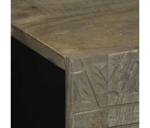 3-Osalised Puhvetkapid Helehall 60X33,5X75 Cm Täispuidust Mango