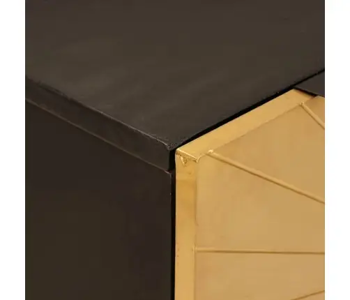 Kabalas 2 Pcs Juodas Ir Auksinis 60 X 33 X 75 Cm