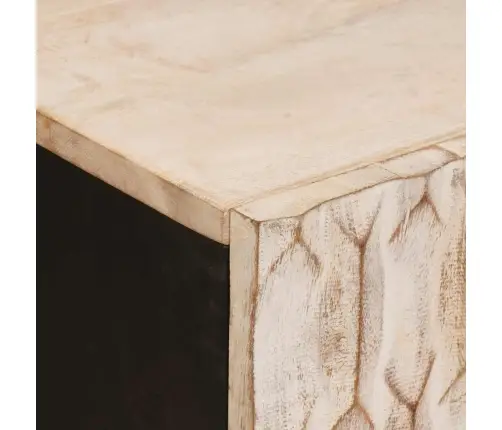 Vonios Komplektai Baltos Skalbimo Apdaila Kietas Mango Medis