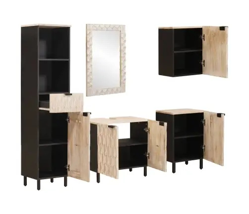 Vannas Istabu Komplekti Ar Atvilktni Baltā Mazgāšana Apdare Vidaxl