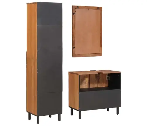 Vannas Istabu Komplekti Ar Atvilktni Akācijas Brūns Apdare Vidaxl