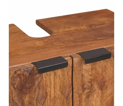 Vannitoa Komplektid Uksega Akatsiabrown Winish Tugev Mango Puu