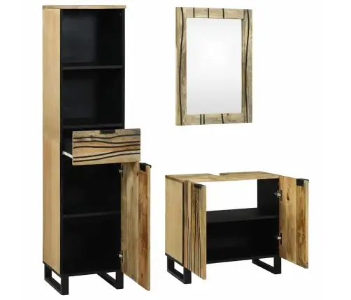 Vannas Istabas Mēbeļu Komplekts Ar Atvilktni Ar Plauktu 3 Pcs Brūna Augsts Vidaxl Vannas Istabas Mēbeļu Komplekts Ar Atvilktni Ar Plauktu 3 Pcs Brūna Augsts Vidaxl