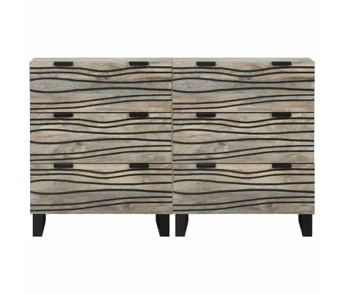 Kappide Külgedel 2 Pcs Valge 60 X 33.5 X 75 Cm Mangopuit Kappide Külgedel 2 Pcs Valge 60 X 33.5 X 75 Cm Mangopuit