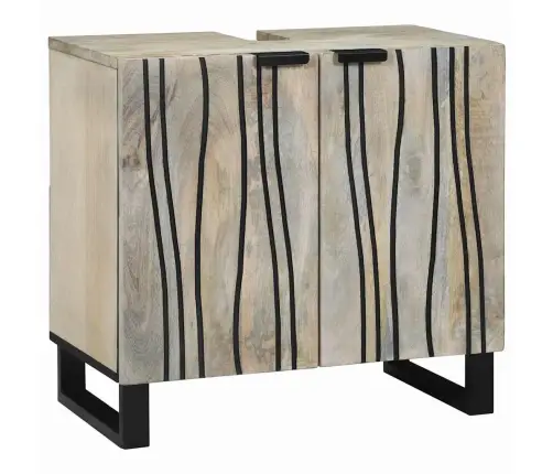 Vannas Istabas Mēbeļu Komplekts 2 Pcs Balta 62 X 33 X 58 Cm Vidaxl